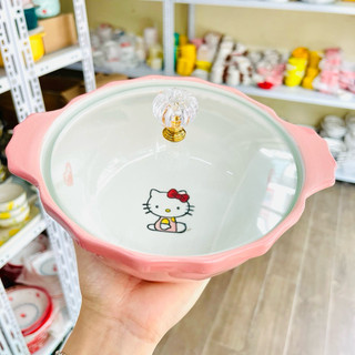 Bát đĩa sứ Hello Kitty mẫu mới cực đẹp