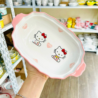 Bát đĩa sứ Hello Kitty mẫu mới cực đẹp