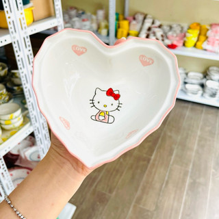 Bát đĩa sứ Hello Kitty mẫu mới cực đẹp
