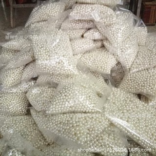 COMBO 10 Túi 500gram Hạt ngọc trai nhựa có lỗ xỏ các cỡ 3mm -> 20mm