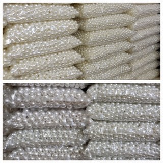  500gr Hạt bẹt, hạt ngọc trai nhựa không lỗ 4mm -5mm- 6mm - 8mm - 10mm - 12mm