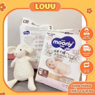 Tã dán/bỉm quần moony natural nội địa nhật nb63/s58/m46/l38/l36/xl32