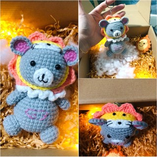 Móc Khóa Len MoChi Nong Look Khunoo GF đáng iu/ Kèm móc khóa/Linh Vật Look Khunoo