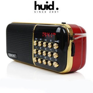 Loa radio mini BKK K51 nghe đài, nghe nhạc, nghe kinh phật - có đèn pin cực sáng