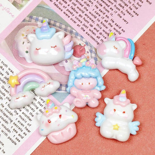 ( Mua từ 3sp để được giá tốt ) Charm 3D nổi mẫu Unicorn , ngựa một sừng cầu vồng , kì lân