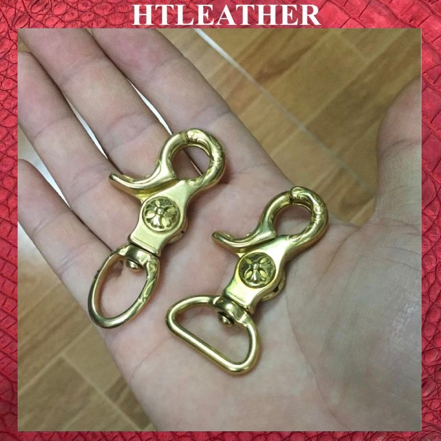 Móc càng cua đồng , phụ kiện đồ da làm túi ví size 10mm 20mm