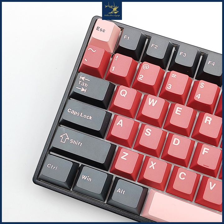 Keycap Cherry Chất Liệu PBT Double Shoot, Bộ Keycap 125 Nút Phù Hợp Nhiều Layout