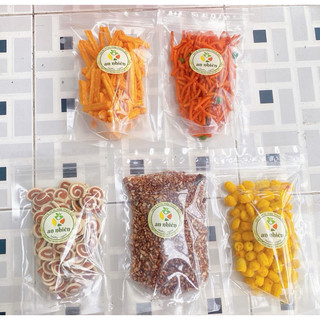 Combo 5 túi bánh tuổi thơ ( tai heo - khoai tây phô mai - bim bim que - gạo sấy rong biển - nui sấy bơ ) 500gr