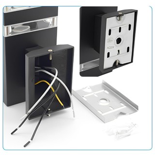 Đèn hắt tường Atimol 2 đầu led đổi 3 màu (vàng + xanh dương+ tím)