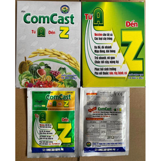 Hộp 10 gói ComCat từ A đến Z gói LỚN gói 25g kích thích sinh trưởng cây trồng