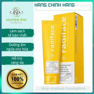 Tẩy tế bào chết da mặt Huyền Phi Radiface làm sạch tế bào chết dưỡng ẩm hỗ trợ sáng da