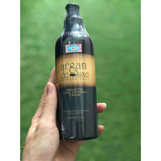 Kem tạo kiểu tóc uốn xoăn argan deluxe 240ml