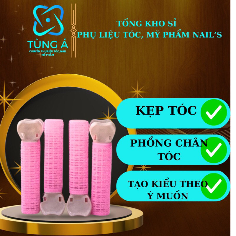 Hộp 2 Lô Kẹp Phồng Chân Tóc Giải Pháp Tạo Mái Bồng Bềnh, Tự Nhiên(màu ngẫu nhiên)