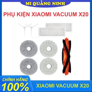 Phụ kiện Robot hút bụi Mi Vacuum X20 - Chổi chính, Lọc hepa, Khăn lau, Chổi cạnh