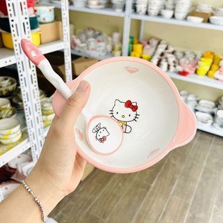 Set bát đĩa sứ kitty tách lẻ món
