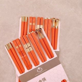 Bộ 5 đôi đũa bắc âu chịu nhiệt kháng khuẩn cao cấp - đũa gia đình