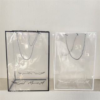 COMBO 50 Túi giấy mặt kính đựng hoa, bóng, quà tăng size 25x35cm