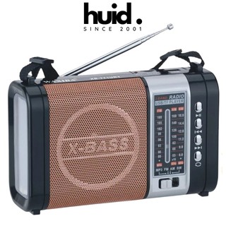 Máy nghe nhạc kiêm đài radio waxiba xb-771urt tích hợp đèn pin hỗ trợ thẻ nhớ, usb