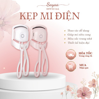 Máy Uốn Mi Điện Thông Minh Sayaa Tiện Dụng Dùng Nhiệt Pin Sạc