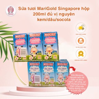 Sữa tươi marigold đủ vị 200ml date 2024