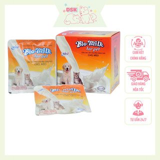Sữa cao cấp cho chó mèo bio milk - gói 100gr