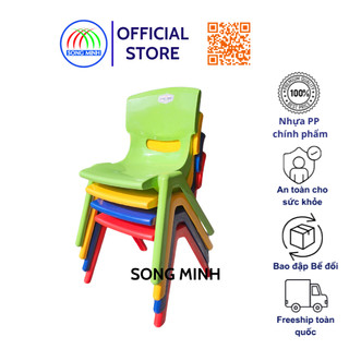 Combo 05 ghế nhựa đúc mầm non cao cấp Song Minh