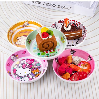 Dĩa tròn lòng sâu mini Doremon - Kuromi - Melody - Hello Kitty - Cinnamoroll - Shin Chan