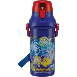 Bình nước cho bé- nhựa có dây đeo, chống khuẩn + AG, hãng Skater-480ml-made in Japan-mẫu cho bé trai (nhiều hình)
