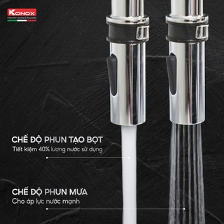 Vòi rửa bát thân mềm Konox Tema