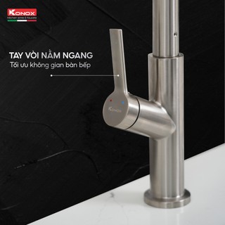 Vòi rửa bát thân mềm Konox Tema