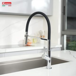Vòi rửa bát thân mềm Konox Tema
