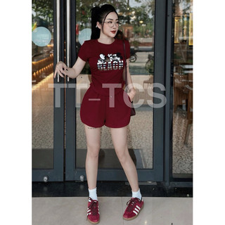 Set bộ đồ micky nhún eo hàng QCL1