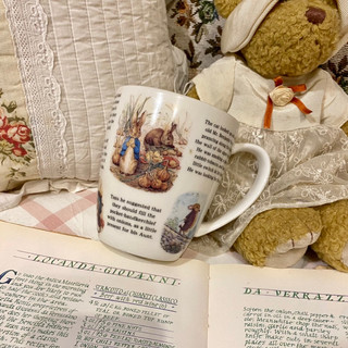 Gốm thỏ Peter Rabbit hàng Nhật - Anh 2hand