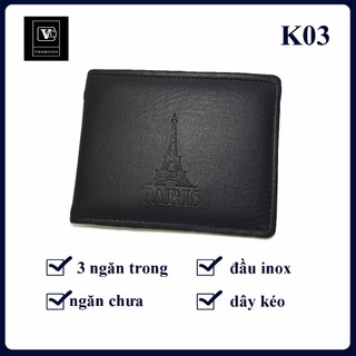 Bóp nam, ví bóp tiền nam, ví ngang thời trang, đựng vừa giấy tờ, tiền, cavet xe , thẻ atm