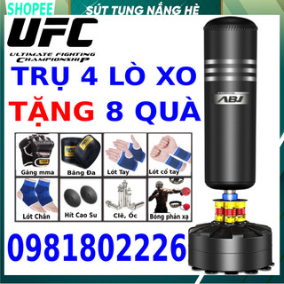 Trụ đấm bốc boxing tự đứng ⚡FREESHIP⚡ trụ đấm boxing tự đứng tặng kèm bóng phản xạ + 8 quà