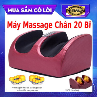 Gối mát xa massage Jinkairui®  hồng ngoại 20 bi - Có gối lưng thoải mái, an toàn cho người sử dụng