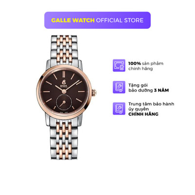 Đồng hồ nam Ernest Borel GBR809L-8821 máy Quartz sang trọng, chống nước 3ATM, dây da đeo tay cao cấp, chính hãng Thụy Sỹ