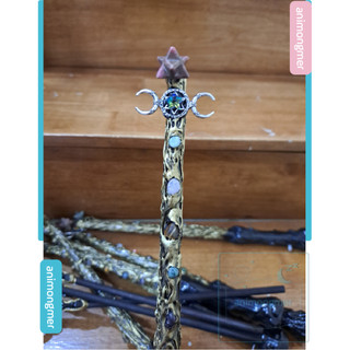 (wand led) đũa phép nhiều đá - (witch magic stick)