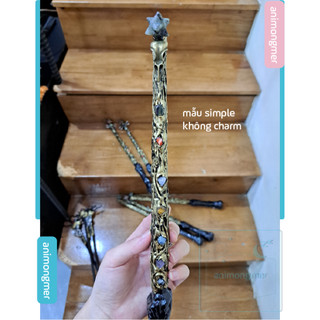 (wand led) đũa phép nhiều đá - (witch magic stick)