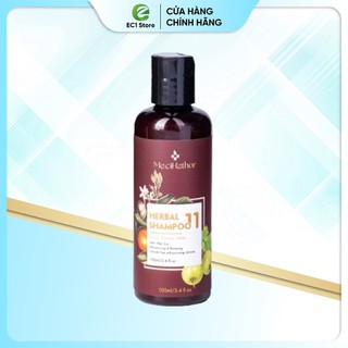 Dầu gội thảo mộc tinh dầu suôn mượt chống chẻ ngọn 100ml - herbal shampoo 11