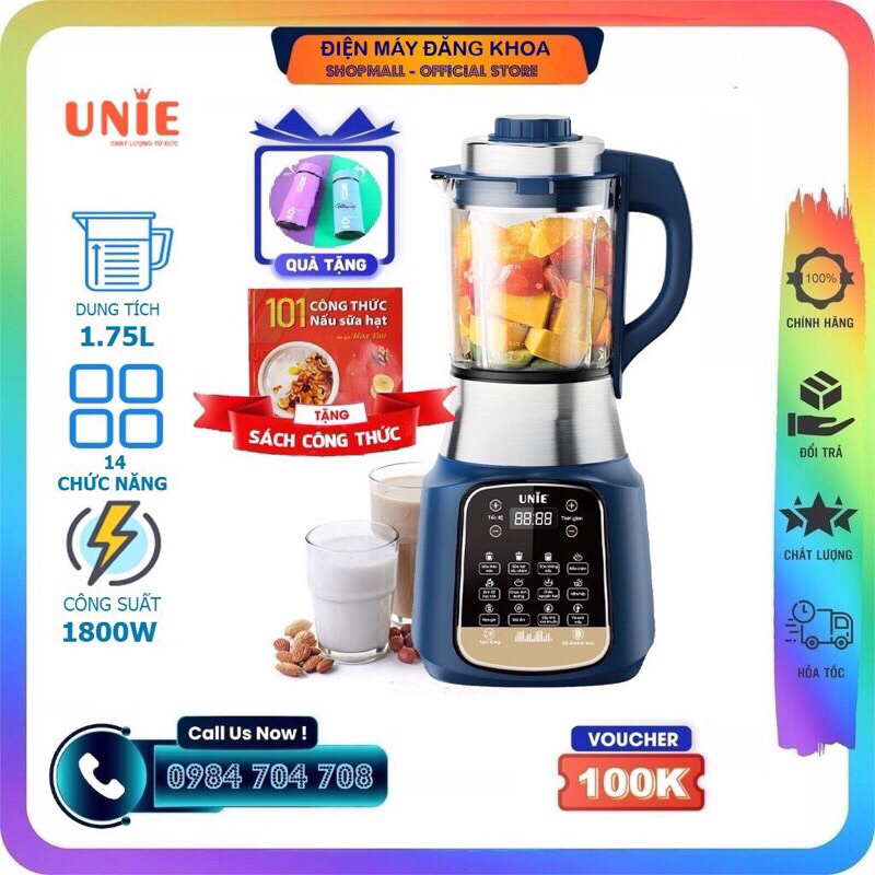 Máy làm sữa hạt đa năng UNIE VX