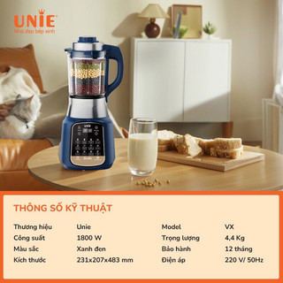 Máy làm sữa hạt đa năng UNIE VX
