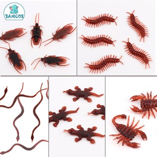 Côn trùng đồ chơi giả Gián, Rết, bọ cạp, tắc kè, rắn giống thật, đồ chơi khăm SamCos