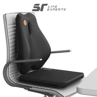  Bộ Gối Đệm Lót Mông 2 Mùa Và Tựa Lưng Sairui Massage 6 Chế Độ Gối Cao Su Non Giảm Đau Cột Sống Lưng 