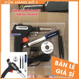 Mỏ hàn tự động đẩy thiếc + 1 hút thiếc, 1 quận thiếc và 2 nhíp gắp