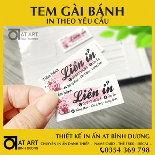In tem gài bánh , tem cài bánh theo yêu cầu - ATBD