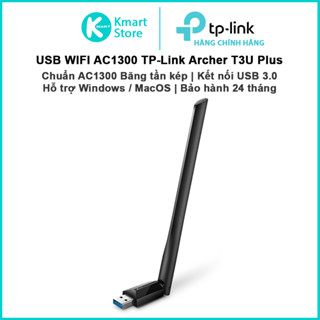 USB thu WIFI AC1300 TP-Link Archer T3U Plus | Chuẩn AC1300 băng tần kép | Kết nối USB 3.0 | Bảo hành 2 năm