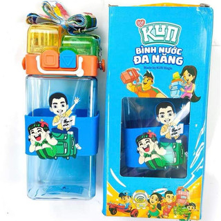 Bình Nước Đôi 520ML Đa Năng Kun Cho Bé