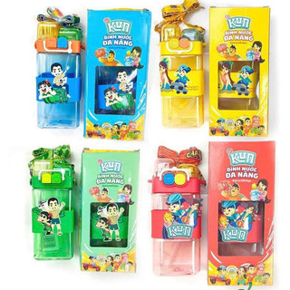 Bình nước đôi 520ml đa năng kun cho bé