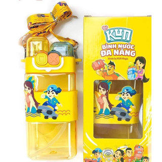 Bình Nước Đôi 520ML Đa Năng Kun Cho Bé